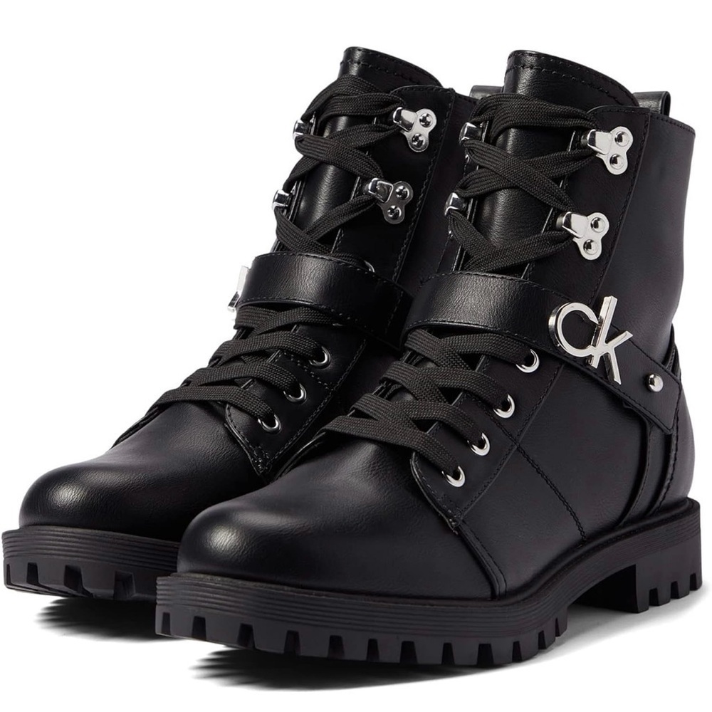 Calvin Klein Women's Gavin Ankle Boot Black 6.5
